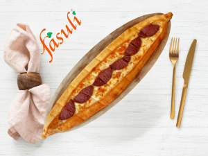 Kaşarlı Sucuklu Pide
